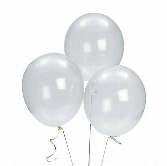 

Balony Balon Przeźroczyste Transparentne 3 Szt 12'
