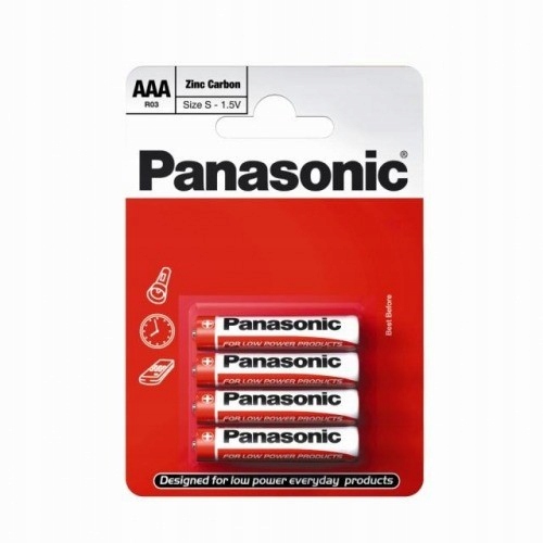 

4 x bateria Panasonic R3 Aaa
