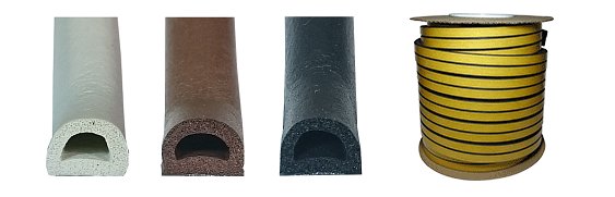 Uszczelki do okien okna okienne PROFIL D BRĄZOWE Marka inna