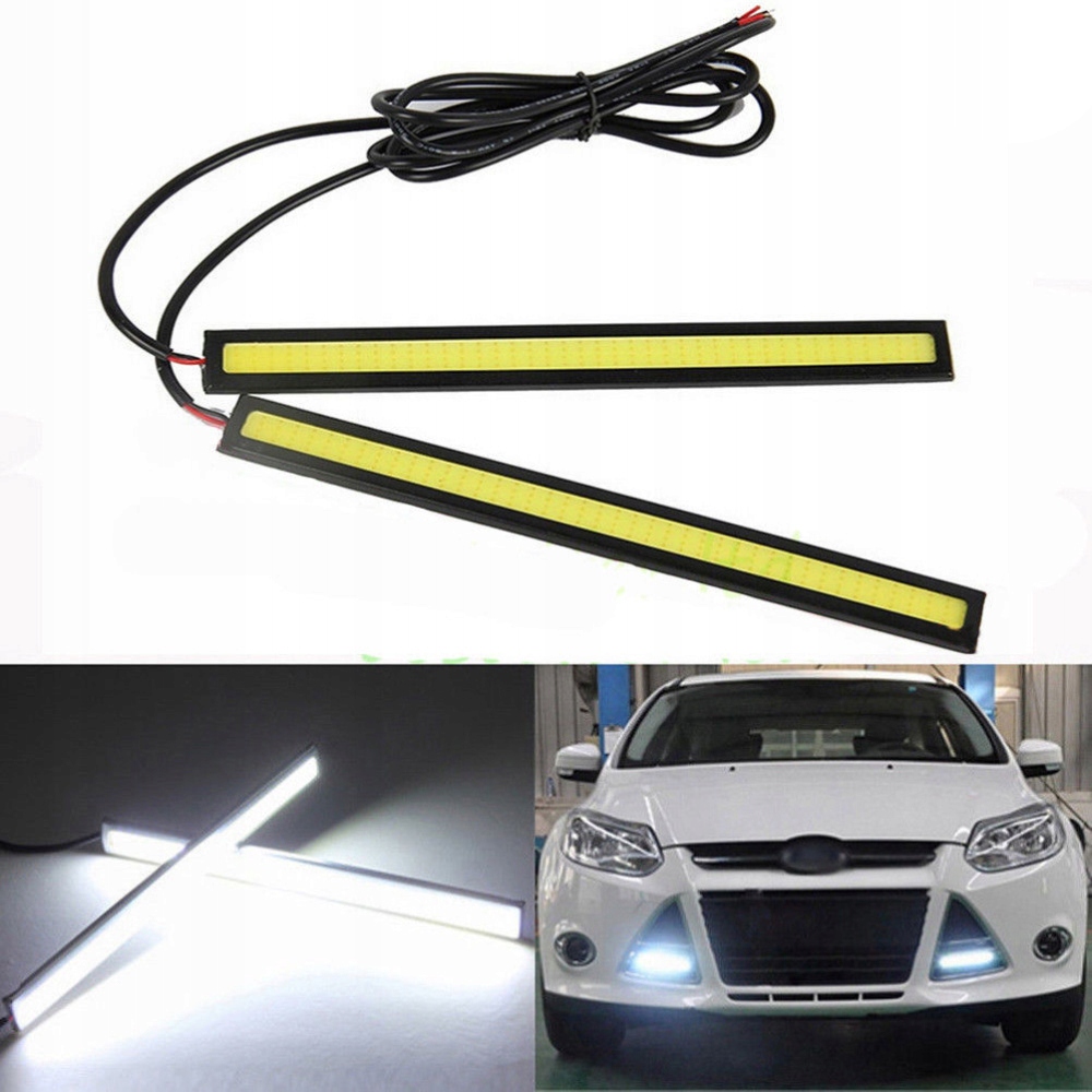 

Drl Cob Led światła dzienne 2x1200lm 2szt mocne