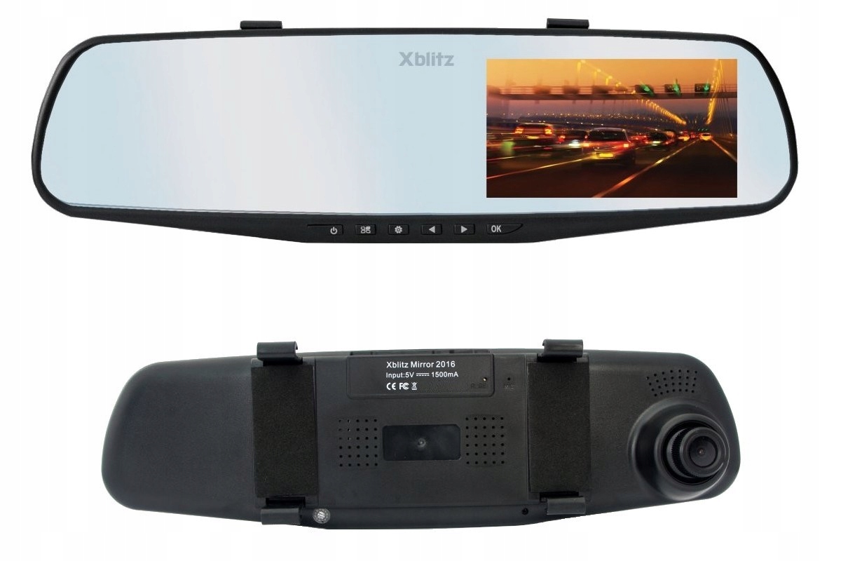 Záznamník Jízdy Xblitz Mirror V Zrcátku Full Hd