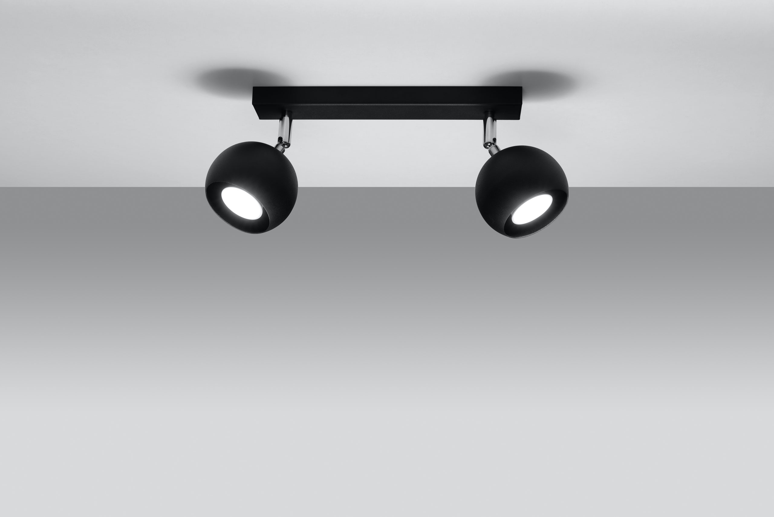 Lampa Sufitowa PLAFON LISTWA OCULARE 2 CZARNY EAN (GTIN) 5902622429434