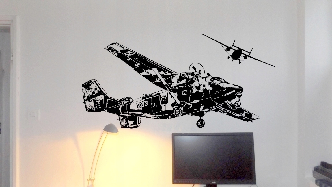 Naklejka samolot M-28 Skytruck 120x60 cm n.39