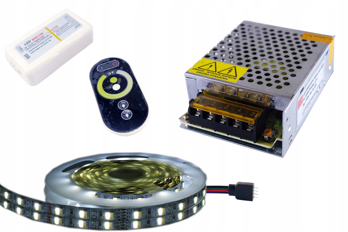 Set Led Cct páska multiwhite bílá teplá studená stropní podsvícení 10 m