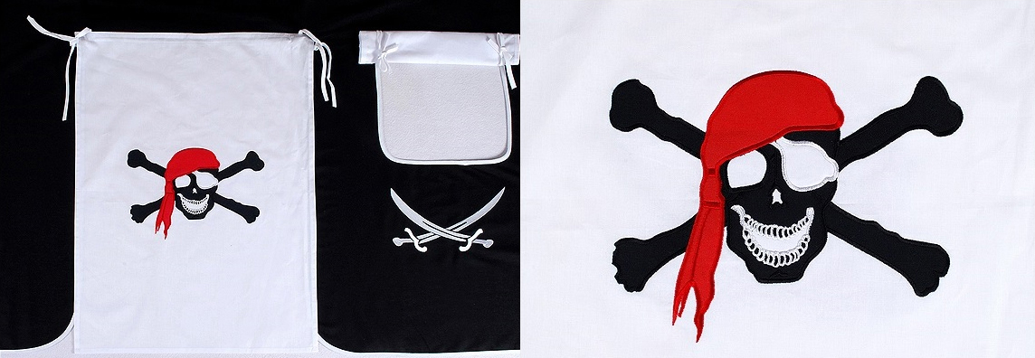 Zasłona PIRAT do łóżek piętrowych OLI BALDACHIM Bohater brak