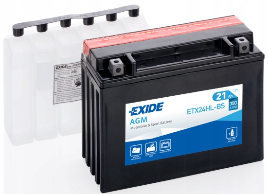 

Akumulator motocyklow Exide ETX24HL-BS, YTX24HL-BS