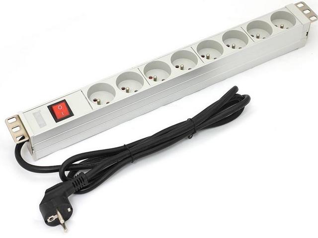 Listwa zasilająca 8 gniazd Rack 19' 1U Szczecin