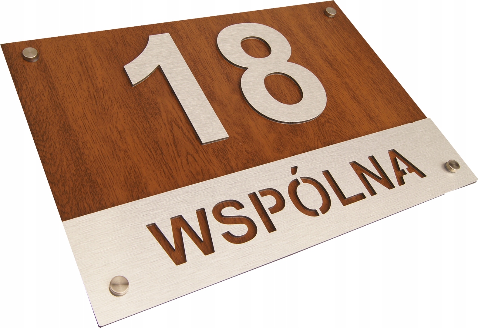 

3D 30x40 Numer na dom Tabliczka adresowa ALU/3