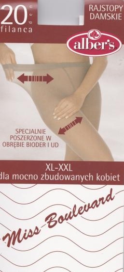 

Alber's włoskie rajstopy dla puszystych 42 - 44