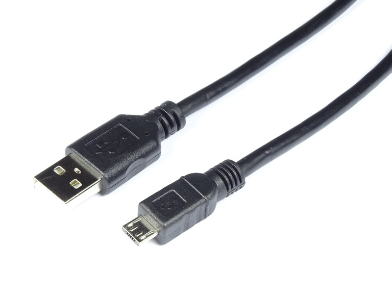 

Przyłącze wtyk micro Usb na wtyk Usb typ A 5m