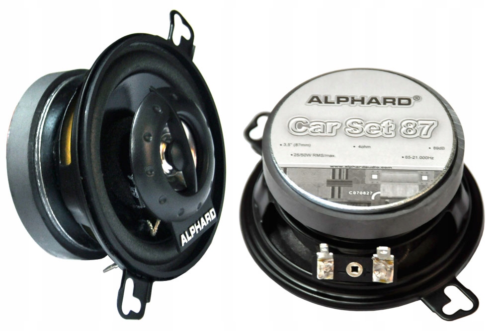 

Głośnik Car Set 87 Alphard 25W 3,5" 4ohm