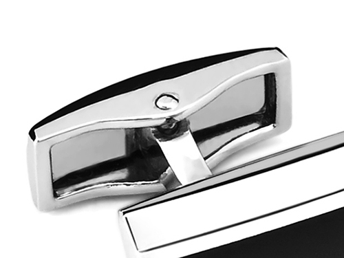 ELEGANCKIE SPINKI + PUDEŁKO Spinka Metalowa do Mankietów do Koszuli skp9-8 Kolekcja 2024-2025