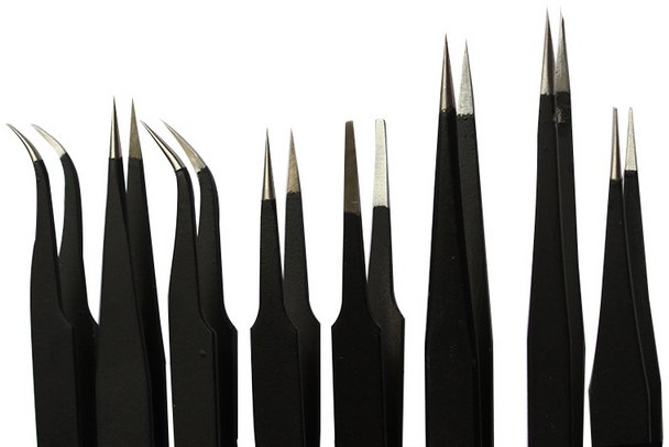 PINCETA PENSETA PĘSETA METALOWA ESD-16 SMD Marka Vetus