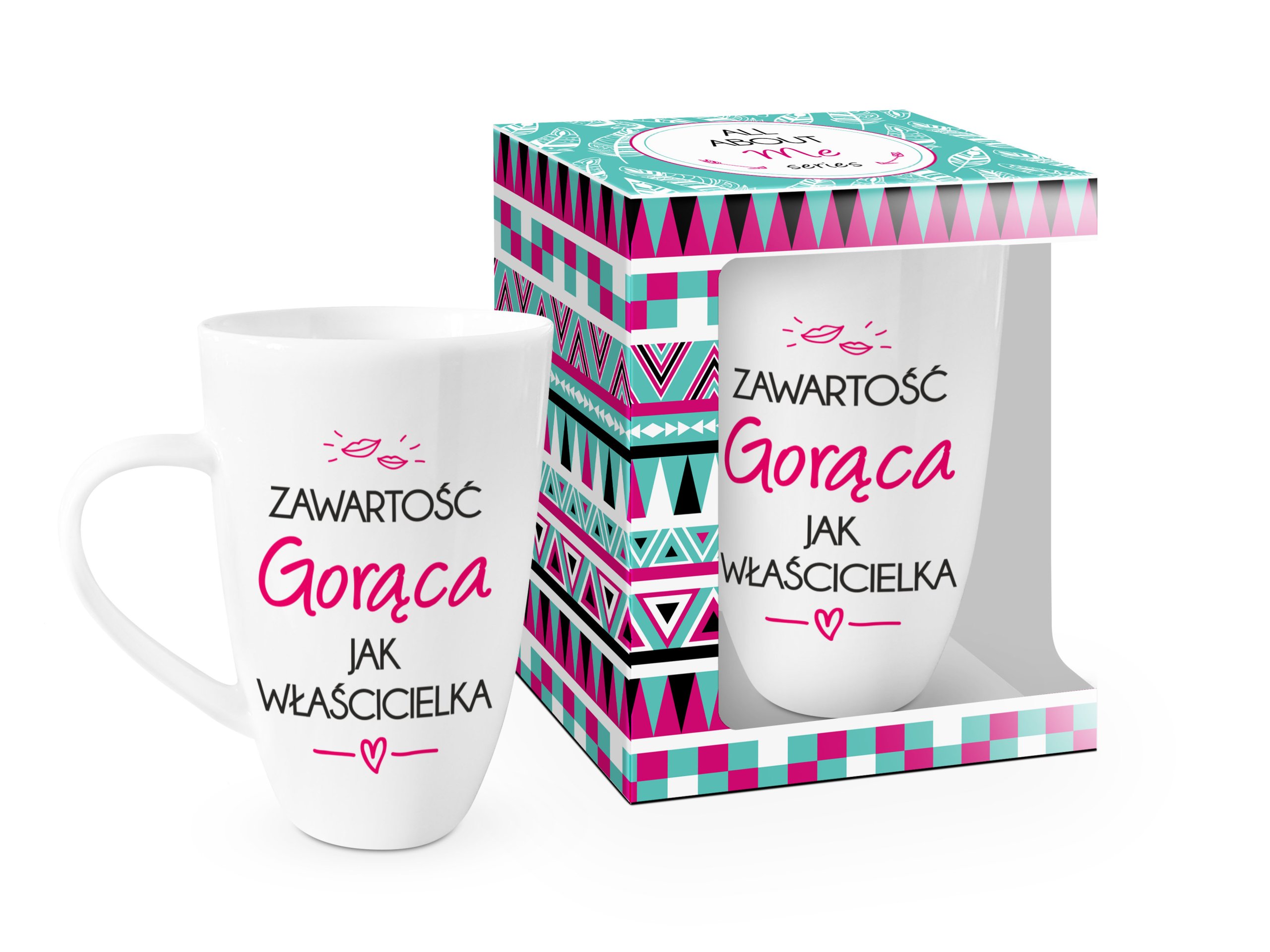 

Kubek wysoka baryłka 340ml Zawartość Gorąca Jak