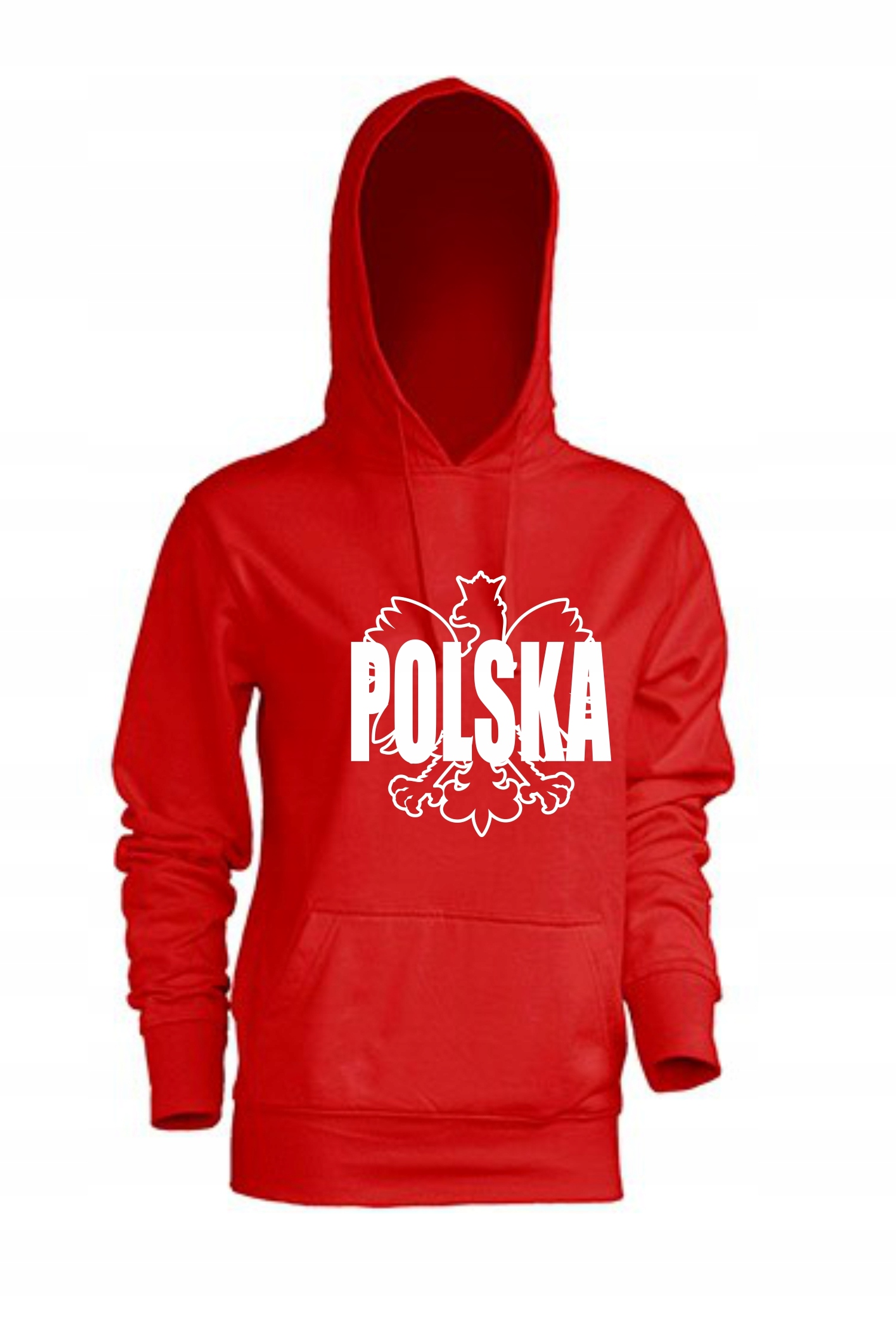 

Patriotyczna bluza damska z kapturem Polska r. L