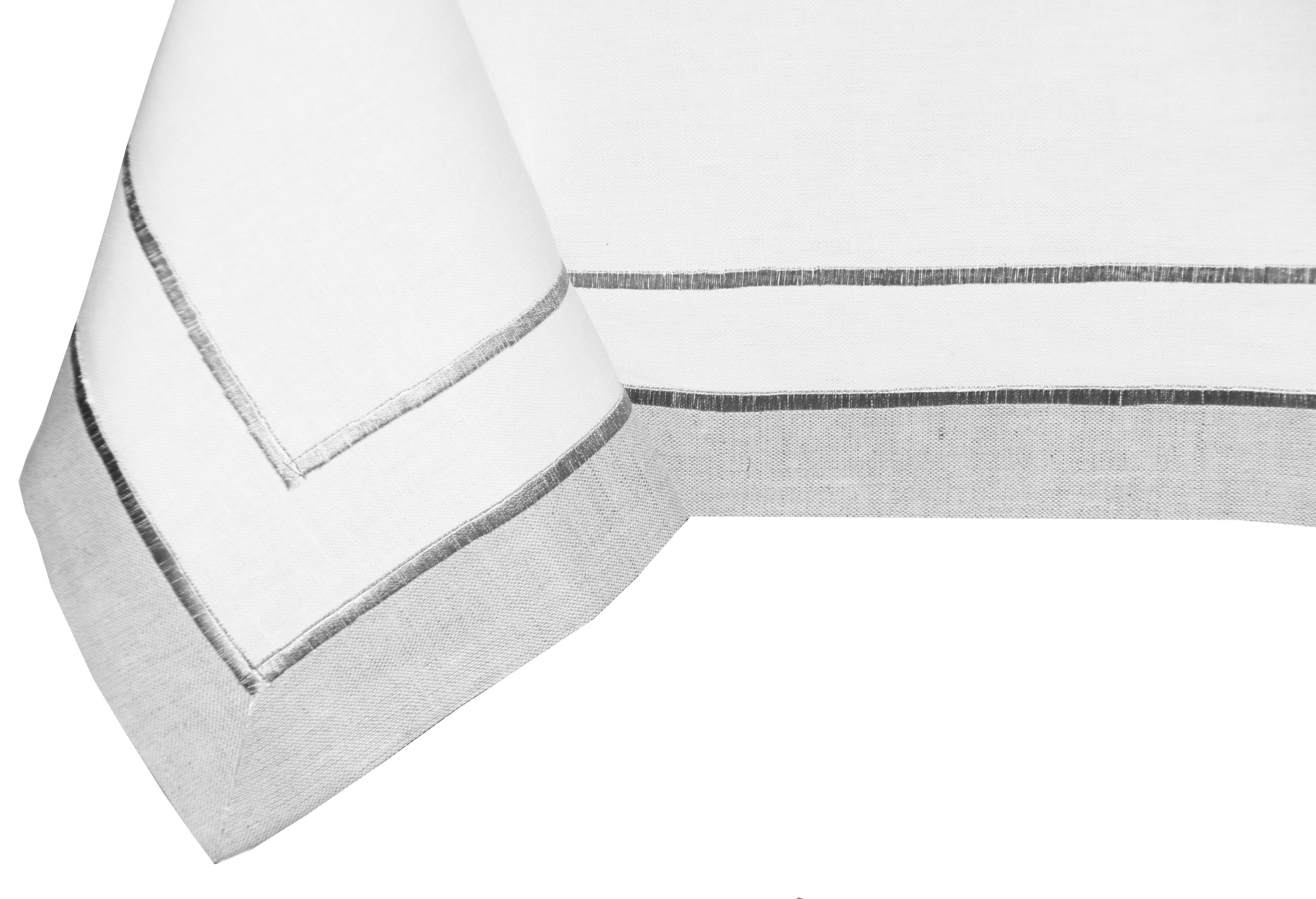 

Obrus Kremowy Naturalny 140X350 Lniany Len Eco