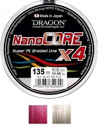 Plecionka NanoCore X4 jasnoszara 1000m 0.16mm
