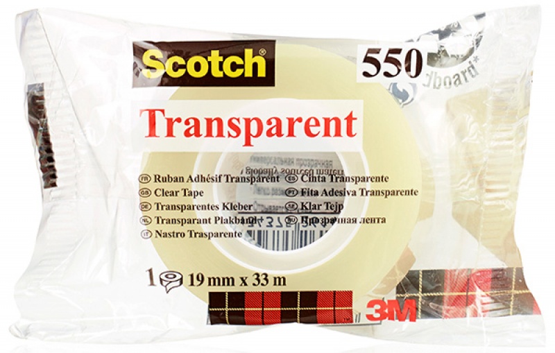

Scotch (550) Taśma Biurowa 19MM, 33M, W Folii
