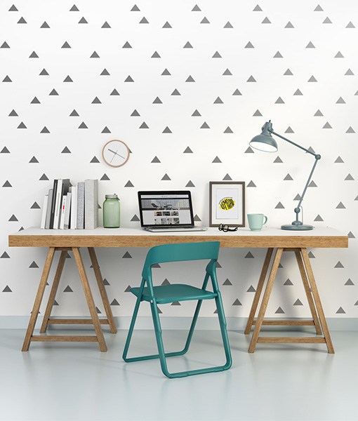 Mountains - szablon malarski trójkąty geometryczne Bohater brak