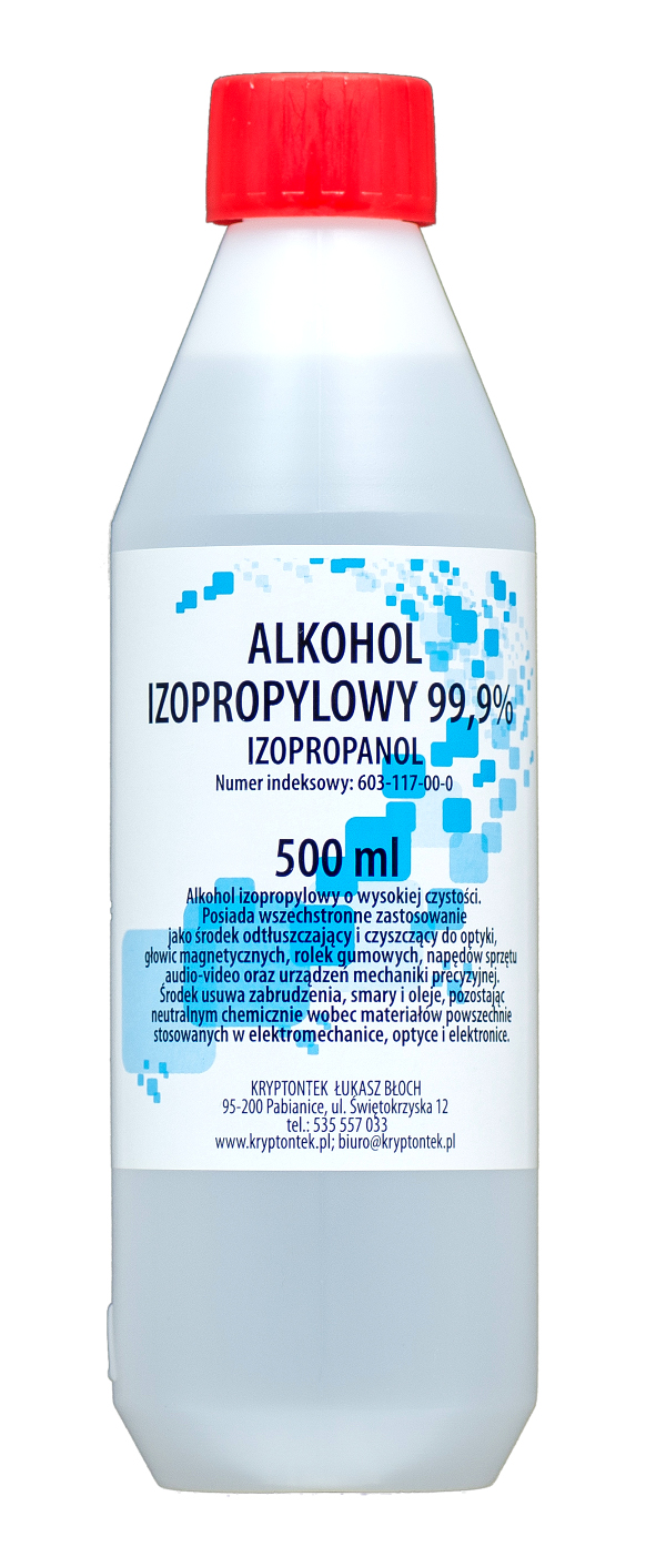 

Alkohol Izopropylowy Izopropanol Ipa 500 ML 99,9%