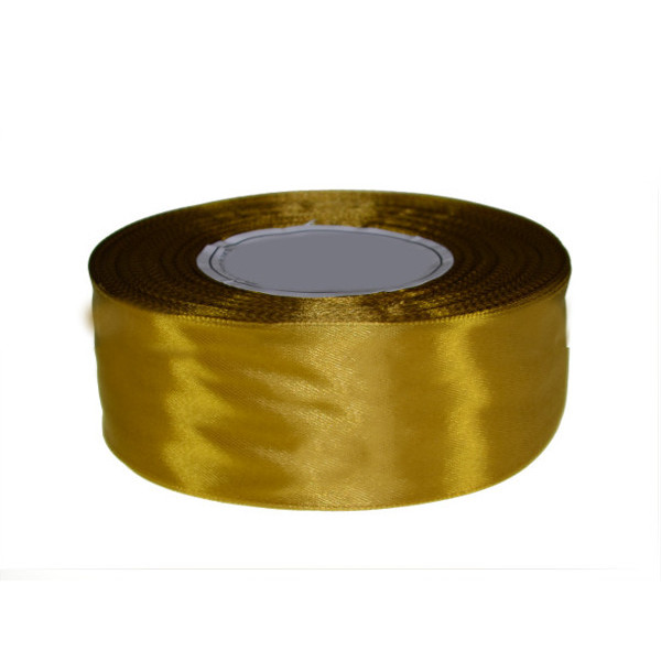 

Wstążki satynowe 38 mm 32mb 8009 Stare Złoto