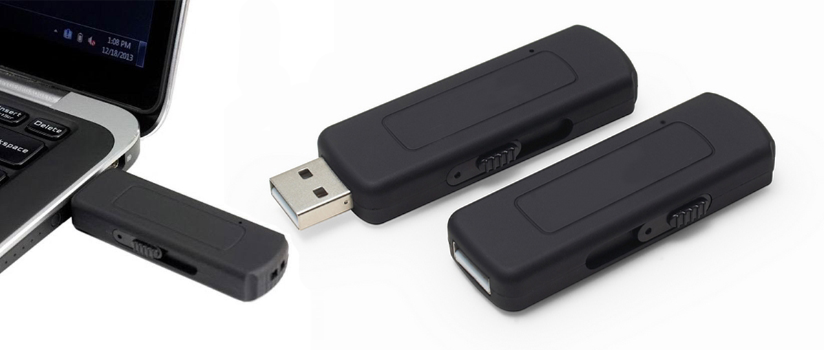 PENDRIVE DYKTAFON PODSŁUCH 8GB USB 16H DET. VOX ! Model UR-09