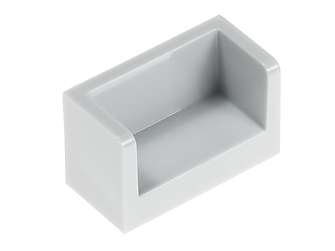 

Lego Panel 1x2x1 ławeczka 23969 szary jasny 2 szt.