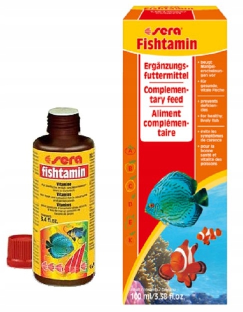 Sera Fishtamin 100 ml - vitamíny pre ryby