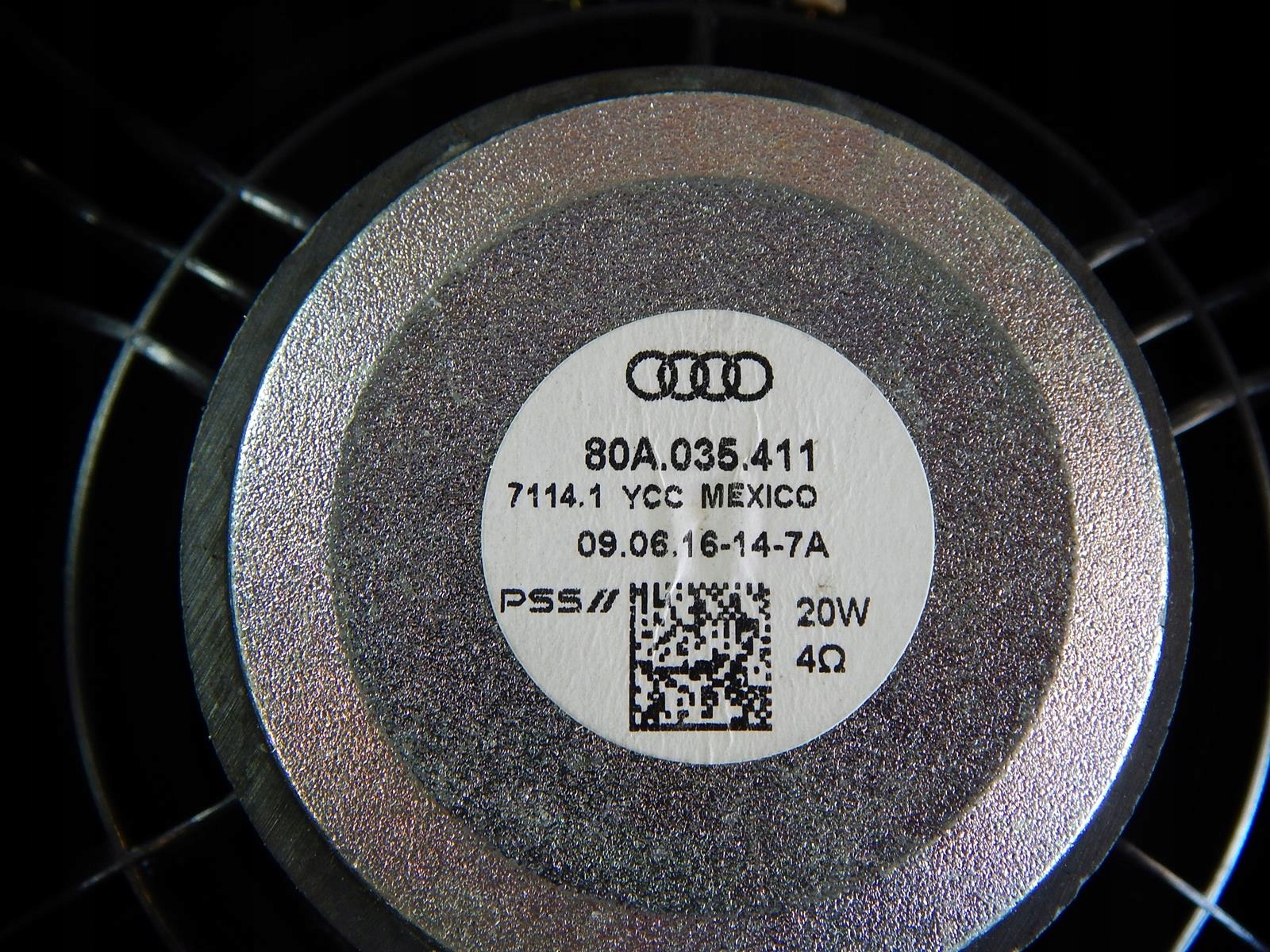 AUDI Q5 SQ5 II GŁOŚNIK DRZWI TYŁ 80A035411 Numer katalogowy części 80A035411