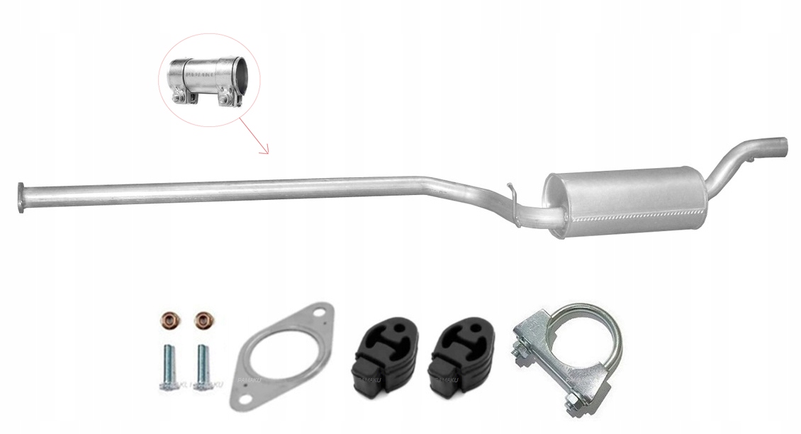 Ford Focus C-max 1.6 1.8 TDCi (2003-2010) Tlumič