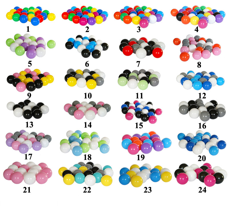 PIŁKI dla dzieci SUCHY BASEN 90szt 8cm 17kol Kod producenta SaleNET