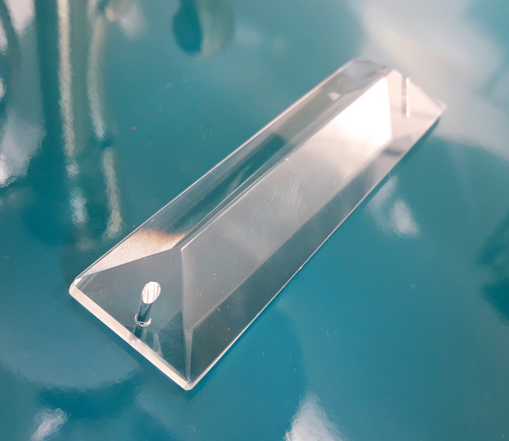 Podłużny kryształ 76x22 mm PRYZMAT Marka inna