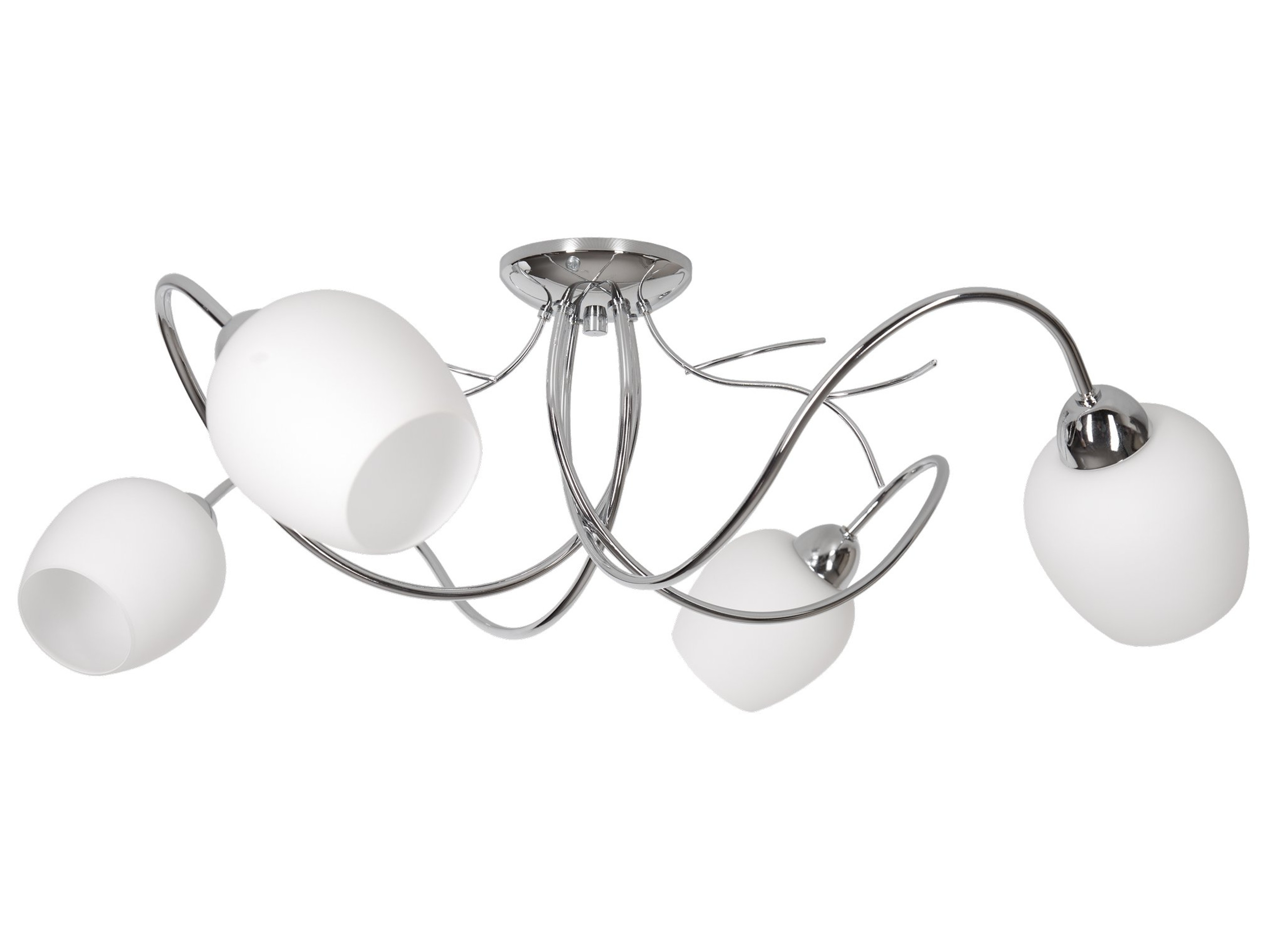 

Nowoczesna Lampa Wisząca Żyrandol Plafon Chrom Led