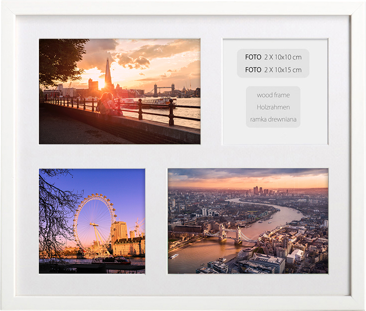 

Foto Galeria Ramka Na 4 Zdjęcia - Rama 26x31 CM