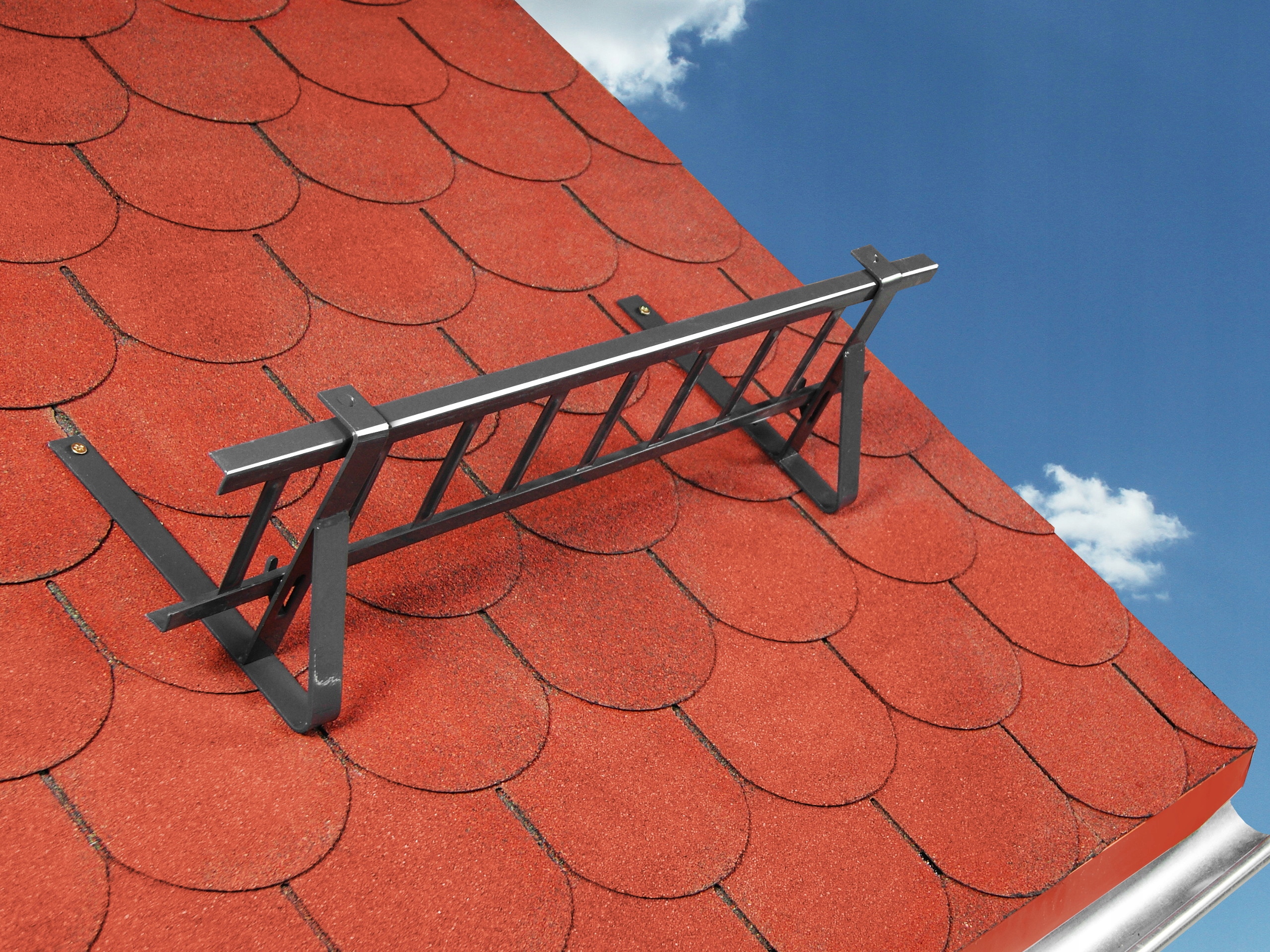 Płotek śniegowy ocynk wysoki 1,5m 4uch do papy Materiał stal ocynkowana