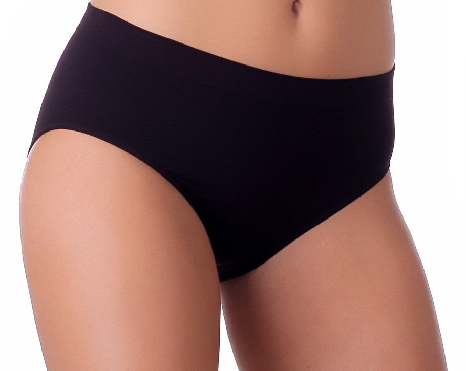 FIGI Majtki Gatta Queenie Bikini pełne *L* CZARNE Kolor czarny
