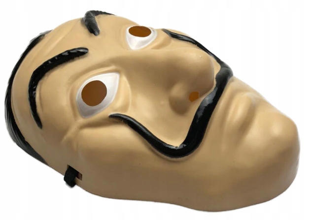 Bella Ciao House Paper Mask La CASA DE PAPEL Основний колір безе і бронзи