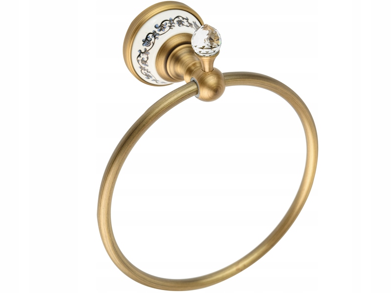 Retro starožitné zlato věšák na ručníky