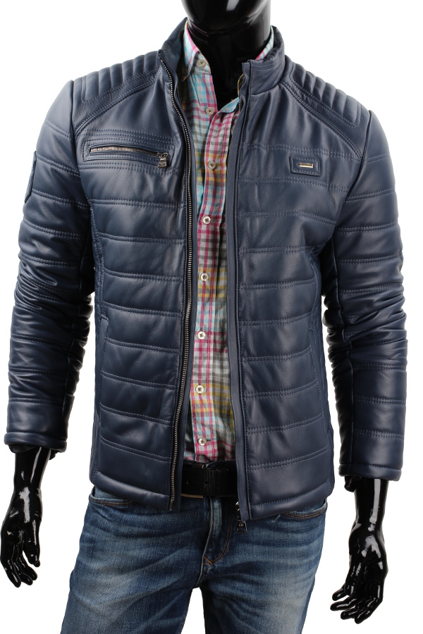 Kurtka Skórzana Pikowana Męska DORJAN LUI074 M Marka Dorjan