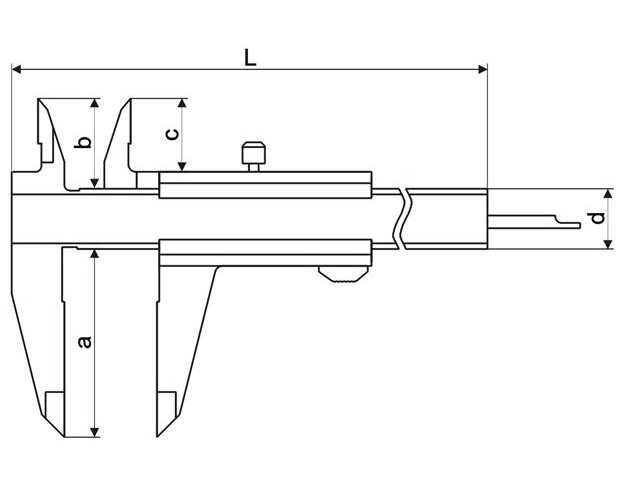 SUWMIARKA NONIUSZOWA ANALOGOWA 150 / 0,02 mm ETUI Rodzaj analogowa