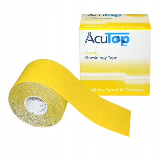 

Oryginal Kinesiology Tape Acutop Yellow Acutop