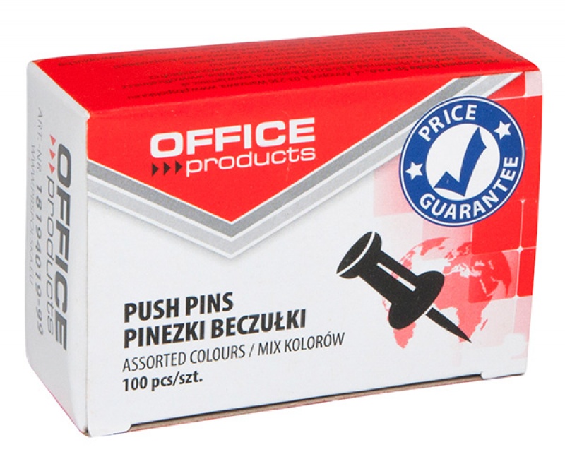 

Pinezki Beczułki, 100SZT., MIX Kolorów