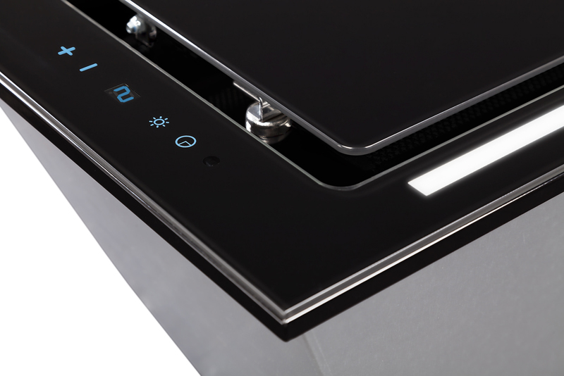 OKAP KUCHENNY TOFLESZ LINEA GLASS 60CM PASEK LED!! Marka Toflesz