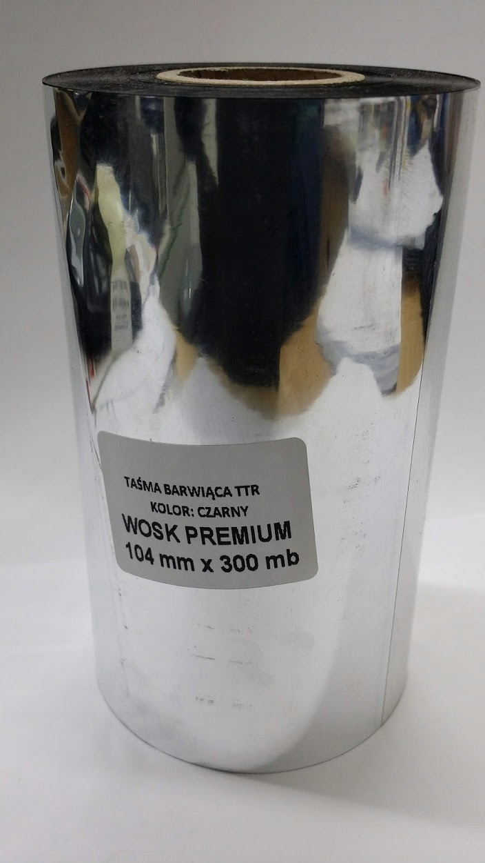 

Taśma termotransferowa Ttr Zebra 104x300 wosk