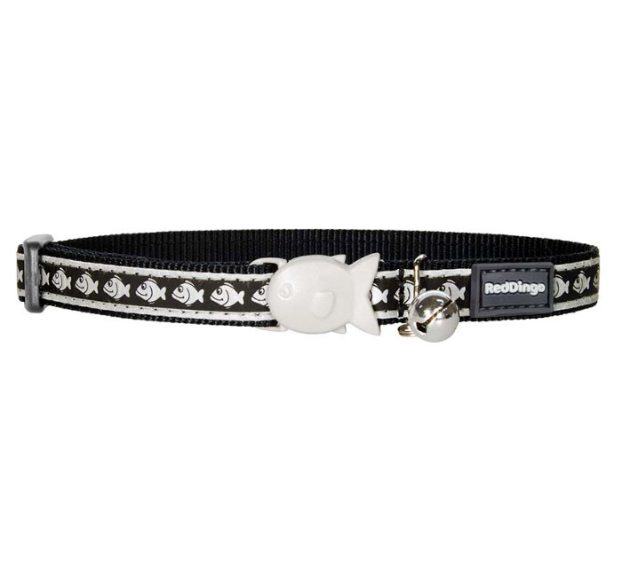 

Obroża dla kota Czarna Red Dingo 12mm/20-32cm