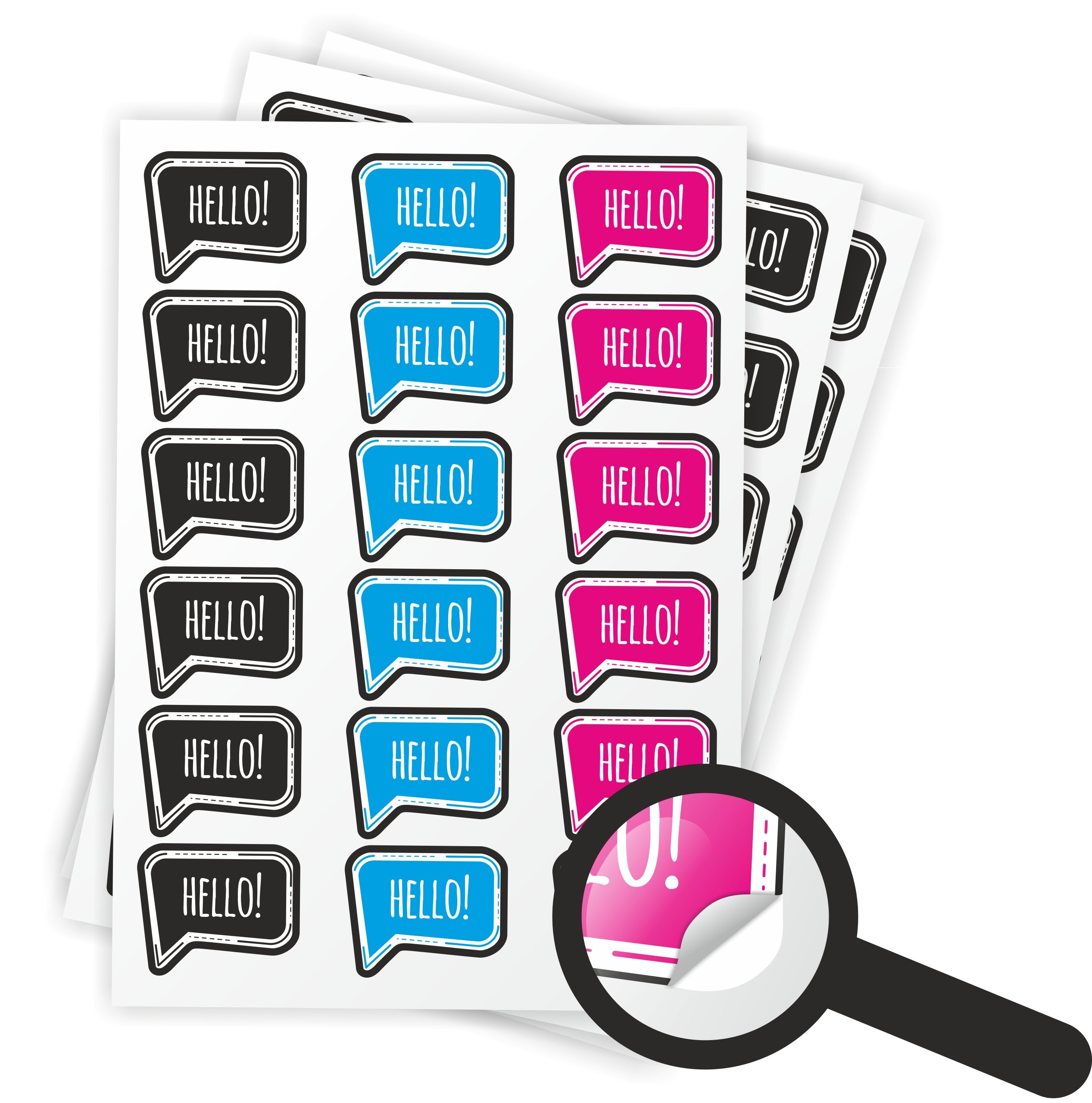 Naklejki - dowolny nadruk okrągłe 20x20 mm Producent Inna