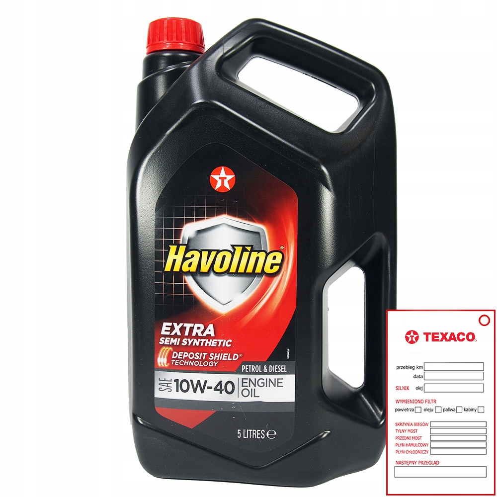 TEXACO HAVOLINE EXTRA SEMI SYNTHETIC 10W40 5L TEXACO Havoline Extra 10W ...