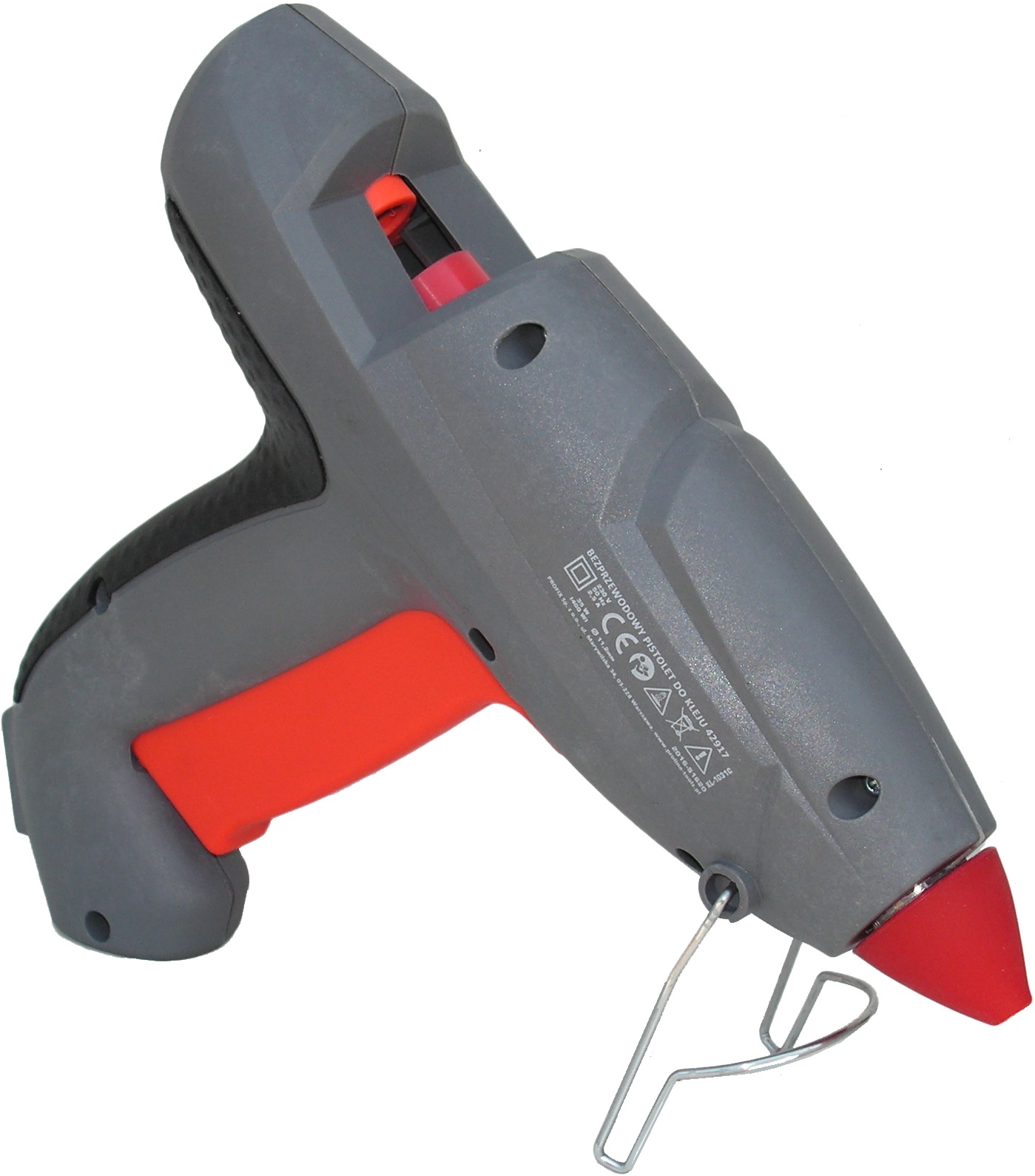 BEZPRZEWODOWY Pistolet do kleju 400 W PROLINE Temperatura maksymalna 200°C