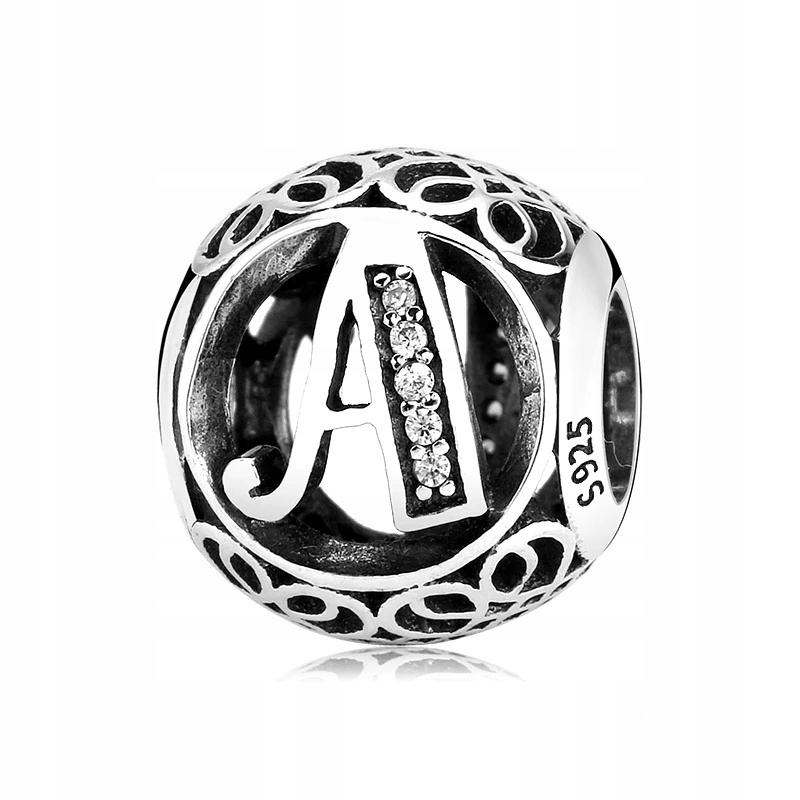 

Charms Litera A Classic Style do Pandora S925