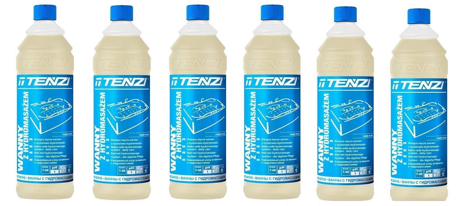 

6x Tenzi Płyn Do Czyszczenia Wanny Z Hydromasażem